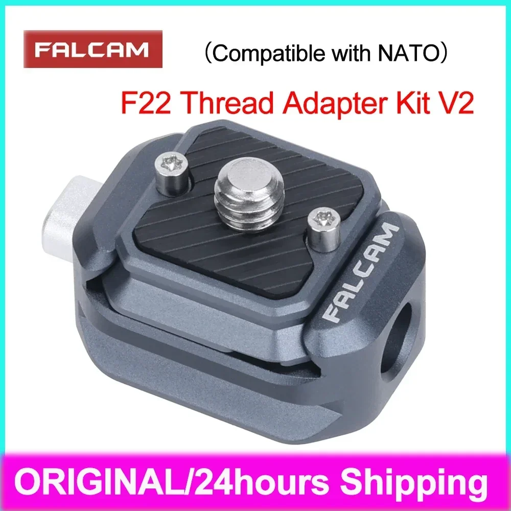 طقم محول خيط FALCAM F22 V2 (متوافق مع الناتو) F22A4404 ملحقات كاميرا ذات محورين متينة لنيكون كانون