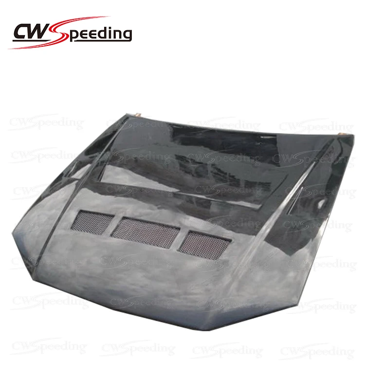 

TS STYLE CARBON FIBER ENGINE HOOD BONNET for NISSAN SKYLINE R34 GTR GTS