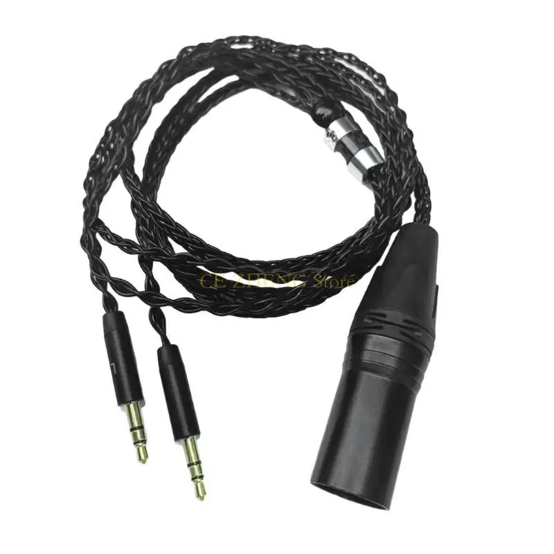 Cáp nghe 3,5 mm chất lượng E56B với 4pinXLR cân bằng nam cho D7100 D7200