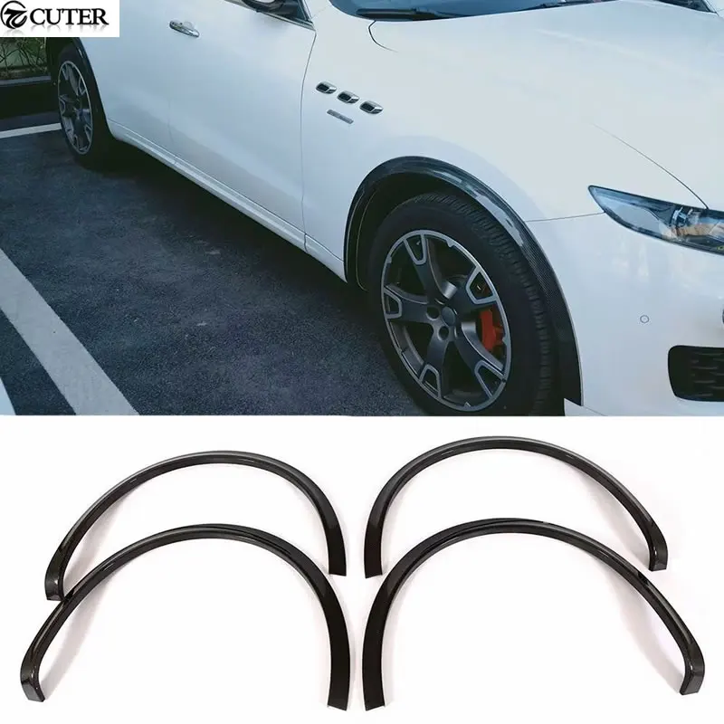 

Carbon Fiber Wheel Eyebrow for Maserati Levante Car Body Kit 16-21