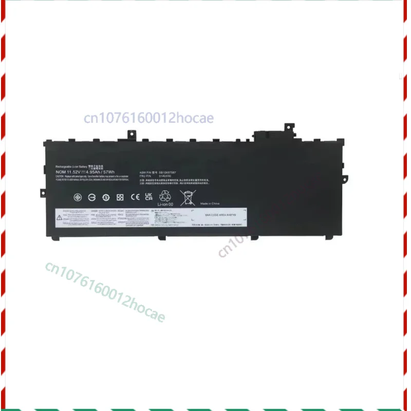 

57 Wh 01AV429 01AV431 01AV494 01AV430 Battery notebook for ThinkPad X1 Carbon Gen 5 (2017) Replacement battery