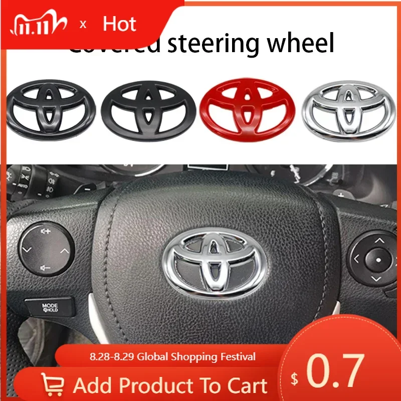 

Fot Toyota 2026, новый салон автомобиля, углеродное волокно, центральный руль автомобиля, декоративная наклейка для Toyota Corolla Yaris Rav4 Cam