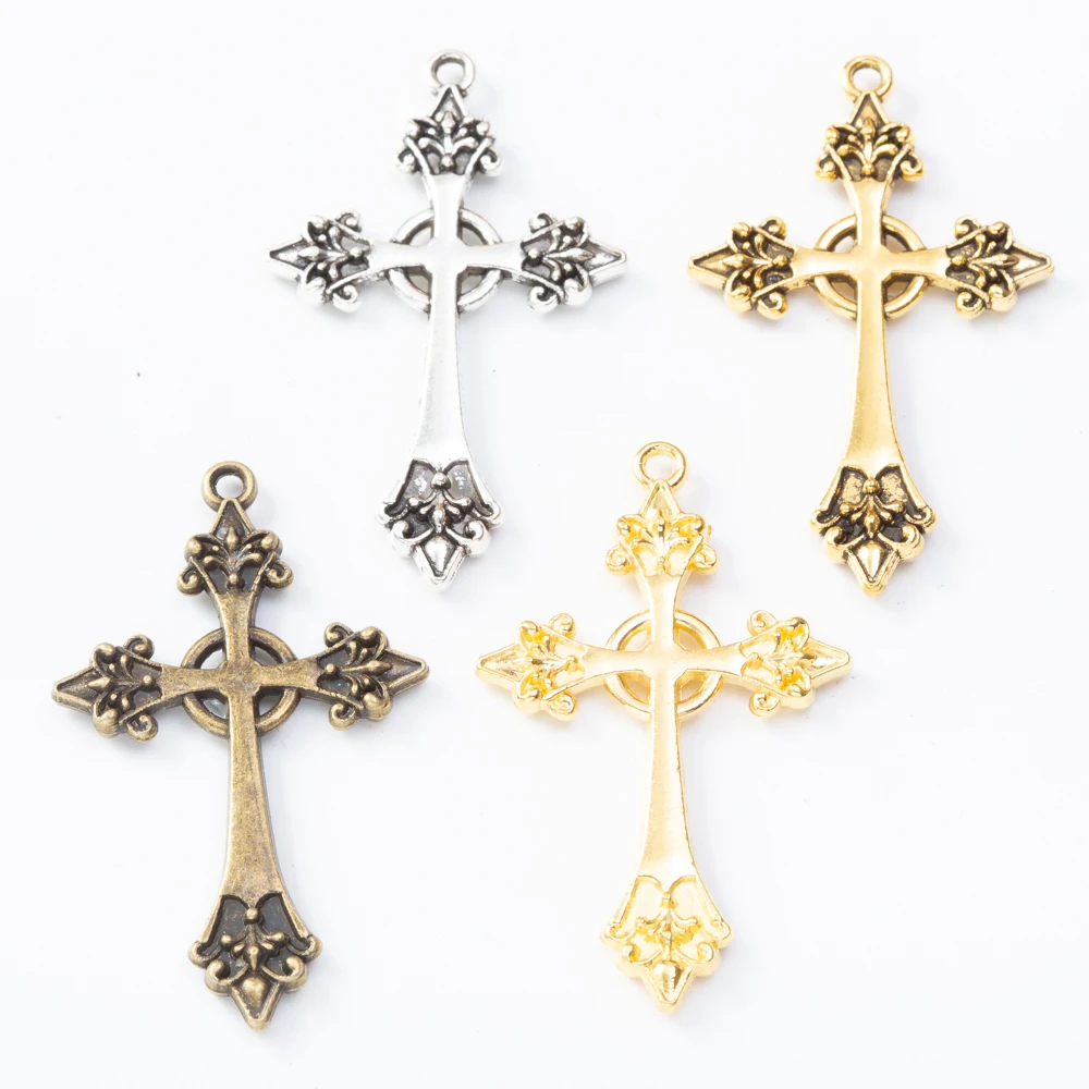 22pieces（Cross Pendan）vintage zinc alloy charm metal pendant DIY jewelry discovery making accessories1839