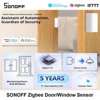 SONOFF SNZB-04P Zigbee Door Window Sensor Local Smart Scene Linkage Tamper Alert Home Security Work With Alexa Google Home Alice