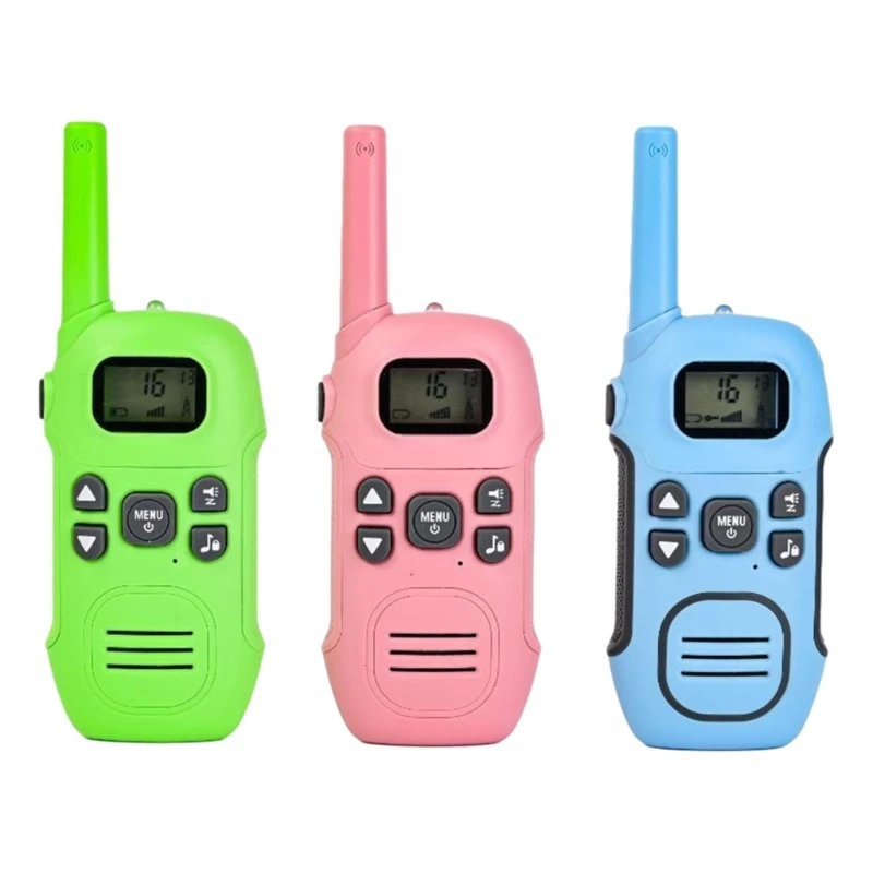 2 Pack Rechargeable Walkie Talkies for Kids and Adults Long Walkie Talkies Set Suitable for Camping Hiking Family