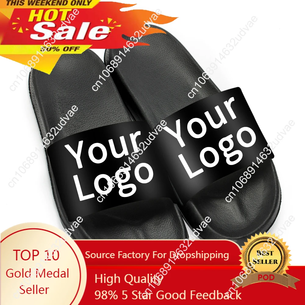 

Custom Slippers Man Woman Boy Girl Tailor Made Slides Sandals Photo Text Customized Couple Bath Shoes Water Shoe Family Wear