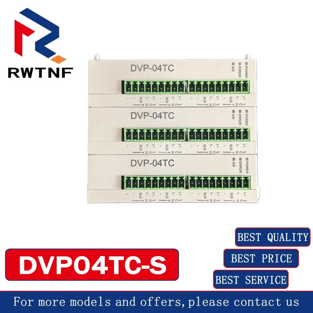 Brand New Genuine DVP04TC-S DVP Series PLC Module Delta Analog Programmable Logic Controller Module100% original