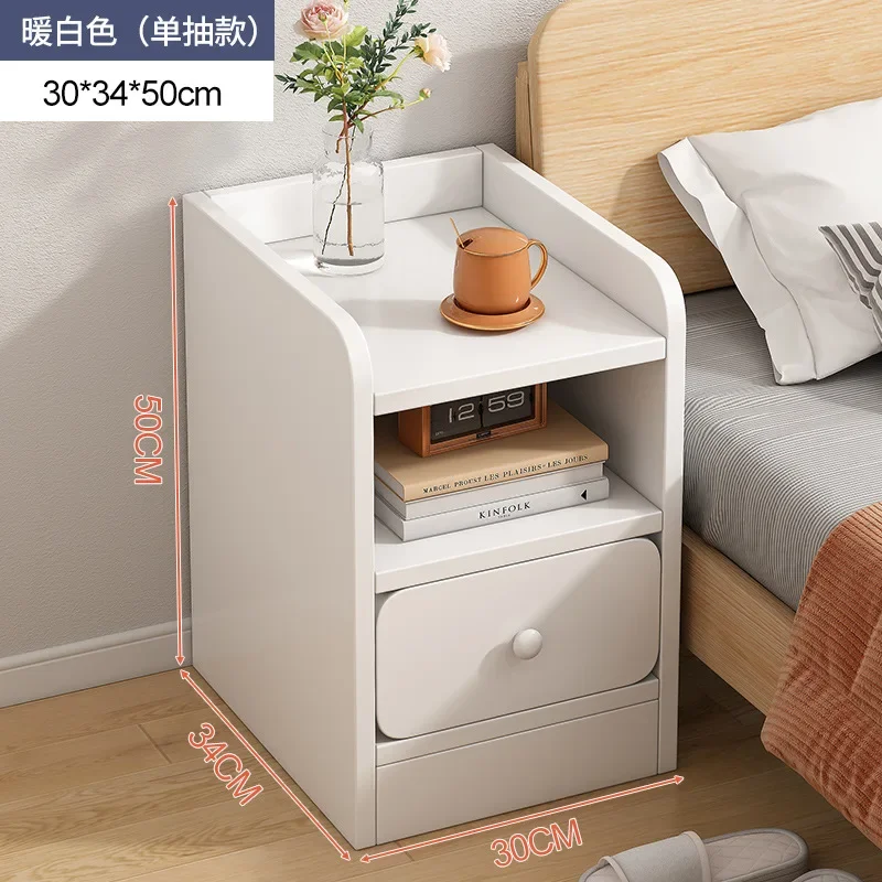 Narrow Replica Bedside Table Space Saving Bedroom Coffee Nightstand Cheap Japanese Modular Mesitas De Noche Hotel Furniture