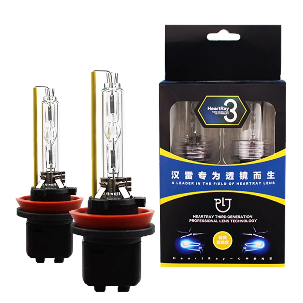 

HeartRay 3th Generation G3 H1 H7 h8 h9 H11 D2H 9012 hir2 Xenon Bulbs 9005 9006 50%UP Brightness 12V Cars HID Headlights