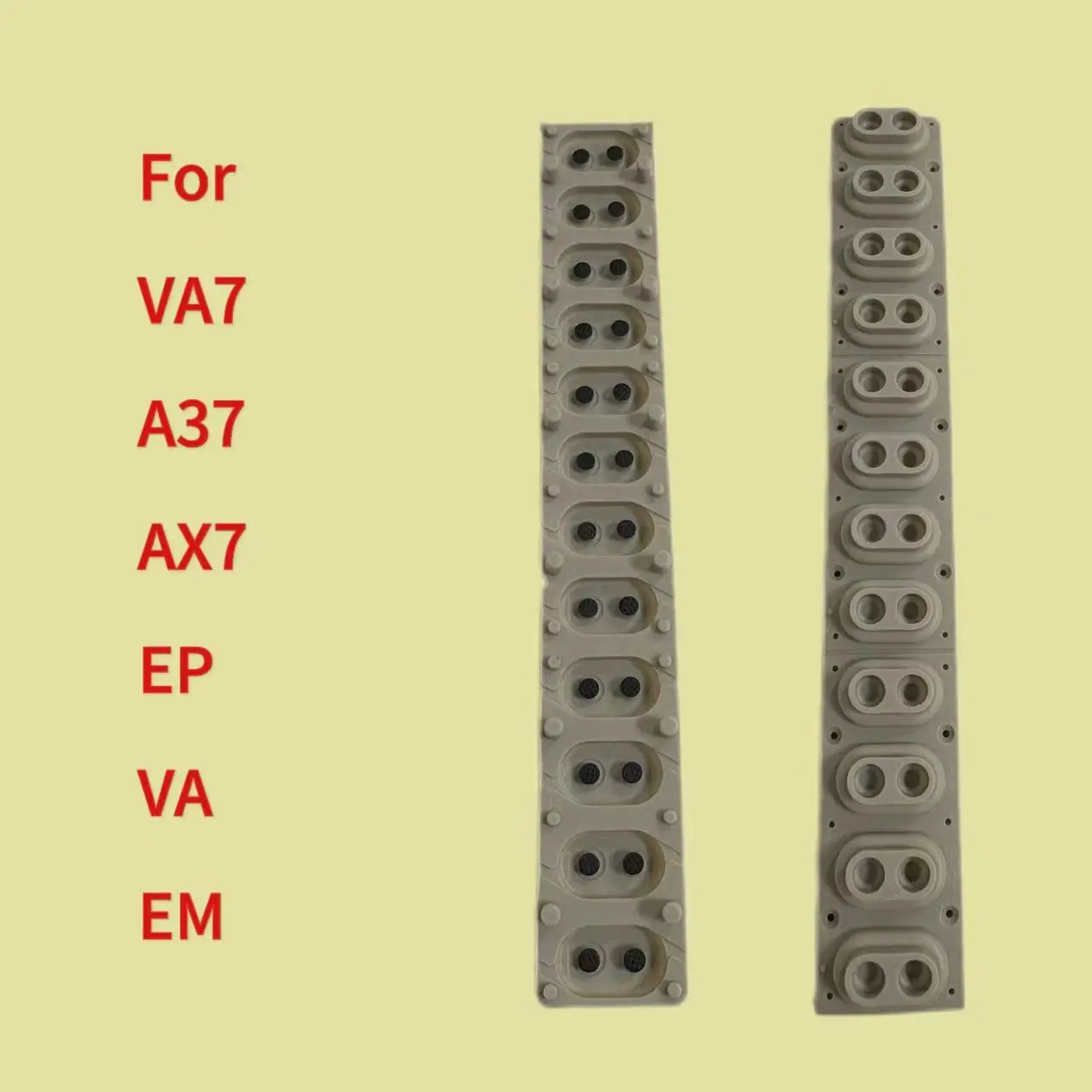 For Roland VA7 A37 AX7 EP VA EM Rubber Replacement Repairment (12keys)