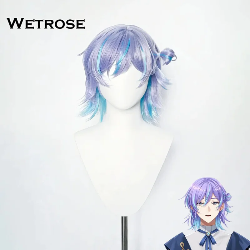 [Wetrose] Auf Lager Hoshirube Sho Cosplay Perücke Haar Vtuber Halloween Weihnachten