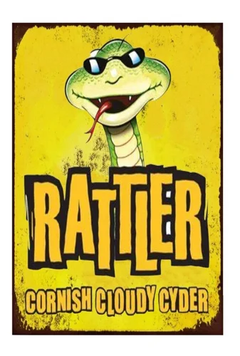 Letreros de metal Rattler Cornish cyder 2 Vintage Retro pub Man Cave Garage Shed
