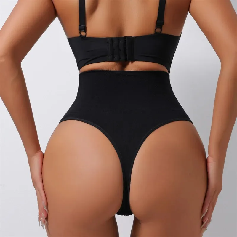 سراويل داخلية نسائية عالية الخصر لشد البطن ورفع الورك سراويل تحتية بحزام قابلة للتنفس بعد الولادة رياضية ثونغ للنساء من القطن