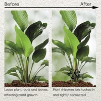 4PCS Reusable Plant Stem Folding Frame Garden Tools 2