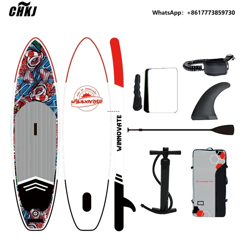 

CHKJ WINNOVATE2148 High Quality Soft Surfboard Stand up Paddleboard Inflatable sup Paddle Board for Water Sport
