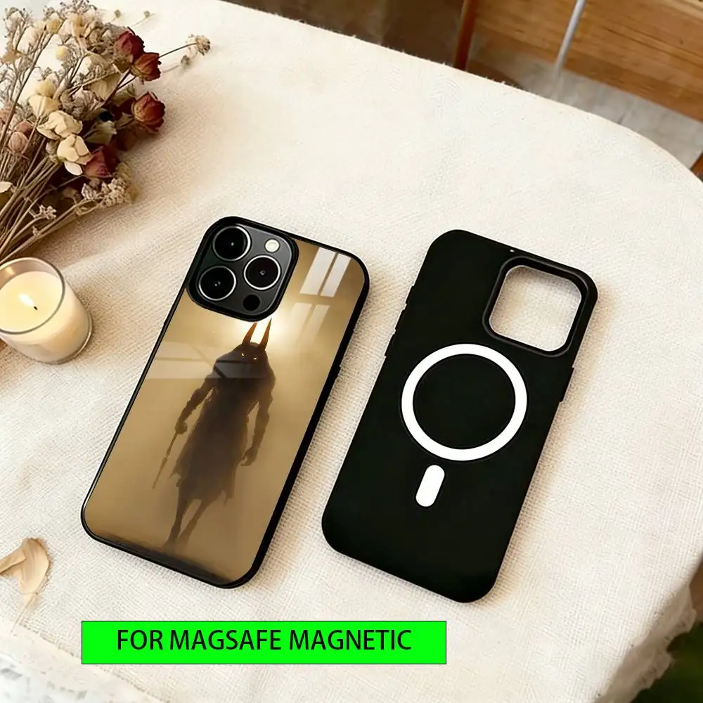 Ancient Egyptian Anubis Phone Case For iPhone17,16,15,14,13,12,11 Plus,Pro Magnetic with Magsafe Wireless Charging