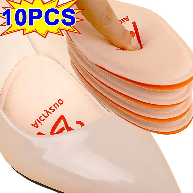 Women Forefoot Pad Pain Relief Insert Half Size Insoles Non-slip Cushion Shoe Breathable Sweat Absorbing Foot Pads for Shoes