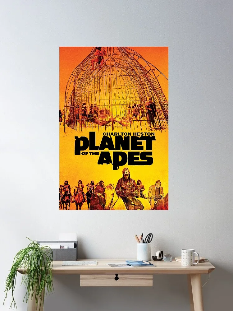 PLANET OF THE APES Movie, Art Print Silk Poster Home Wall Decor