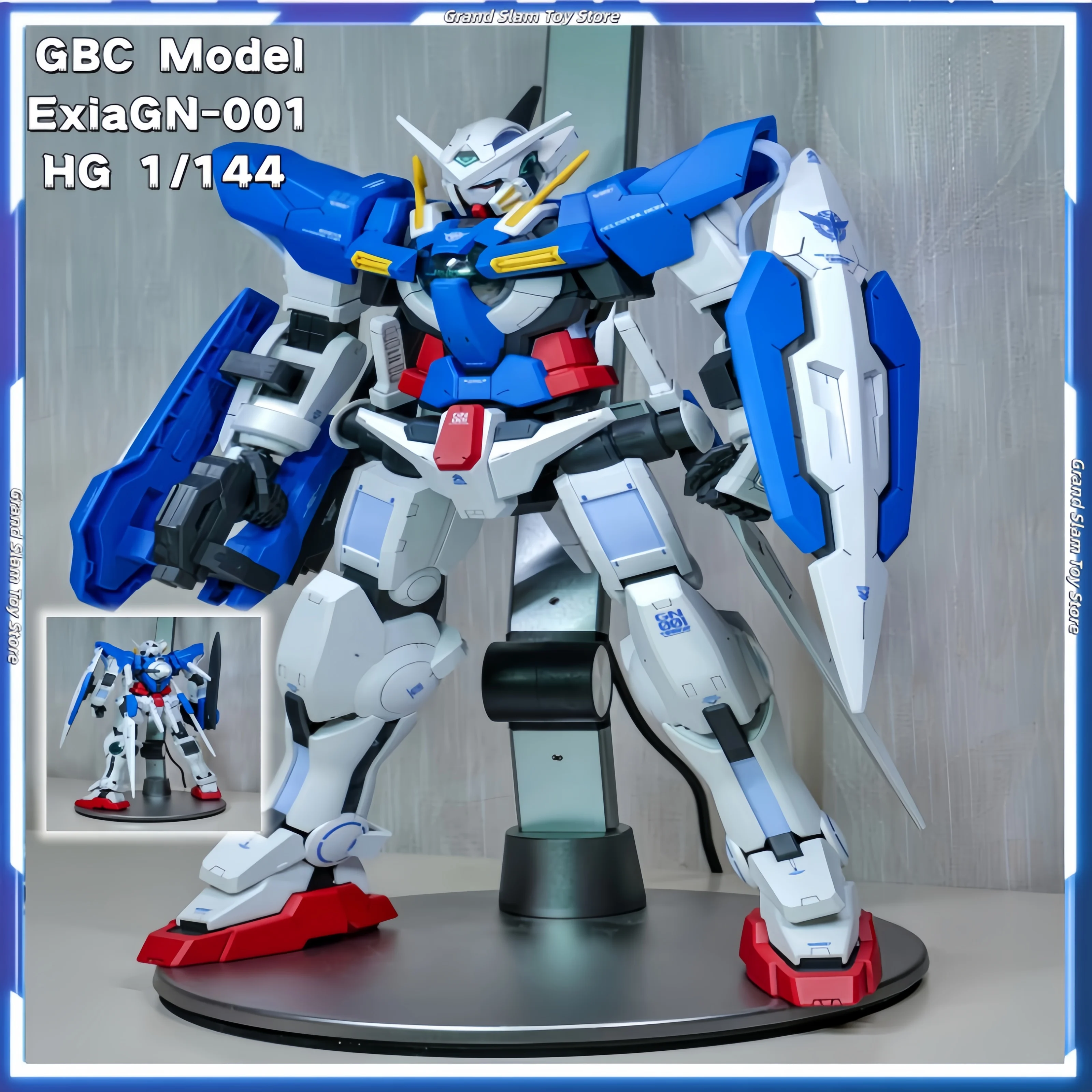 Hg 1/144 Gbc モデル エクシア GN-001 組立モデルキット おもちゃ アクションフィギュア プラスチックモデルキット おもちゃ コレクタブル ロボット プラスチックホビー玩具