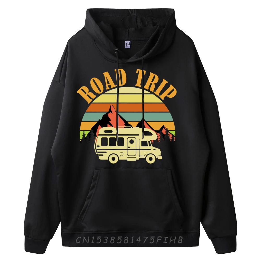 Road Trip Rv Camping Travel Vacation Squad Family Camper Mens Designer Clothes Camiseta Masculina Loose