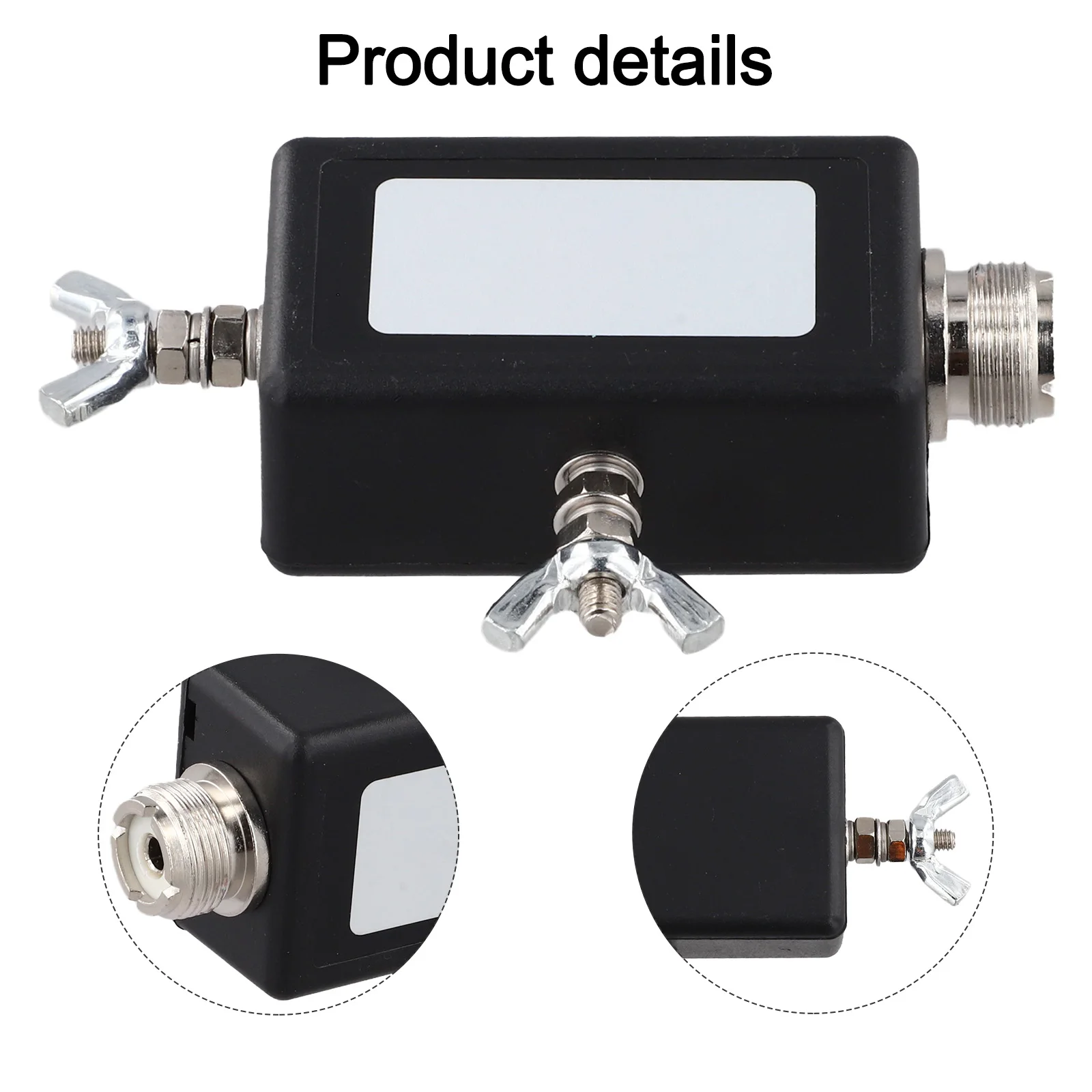 Mini balun 1 9 para exterior para estação qrp mini balun plástico escudo antena de ondas curtas em dois sentidos equilibrado para móveis