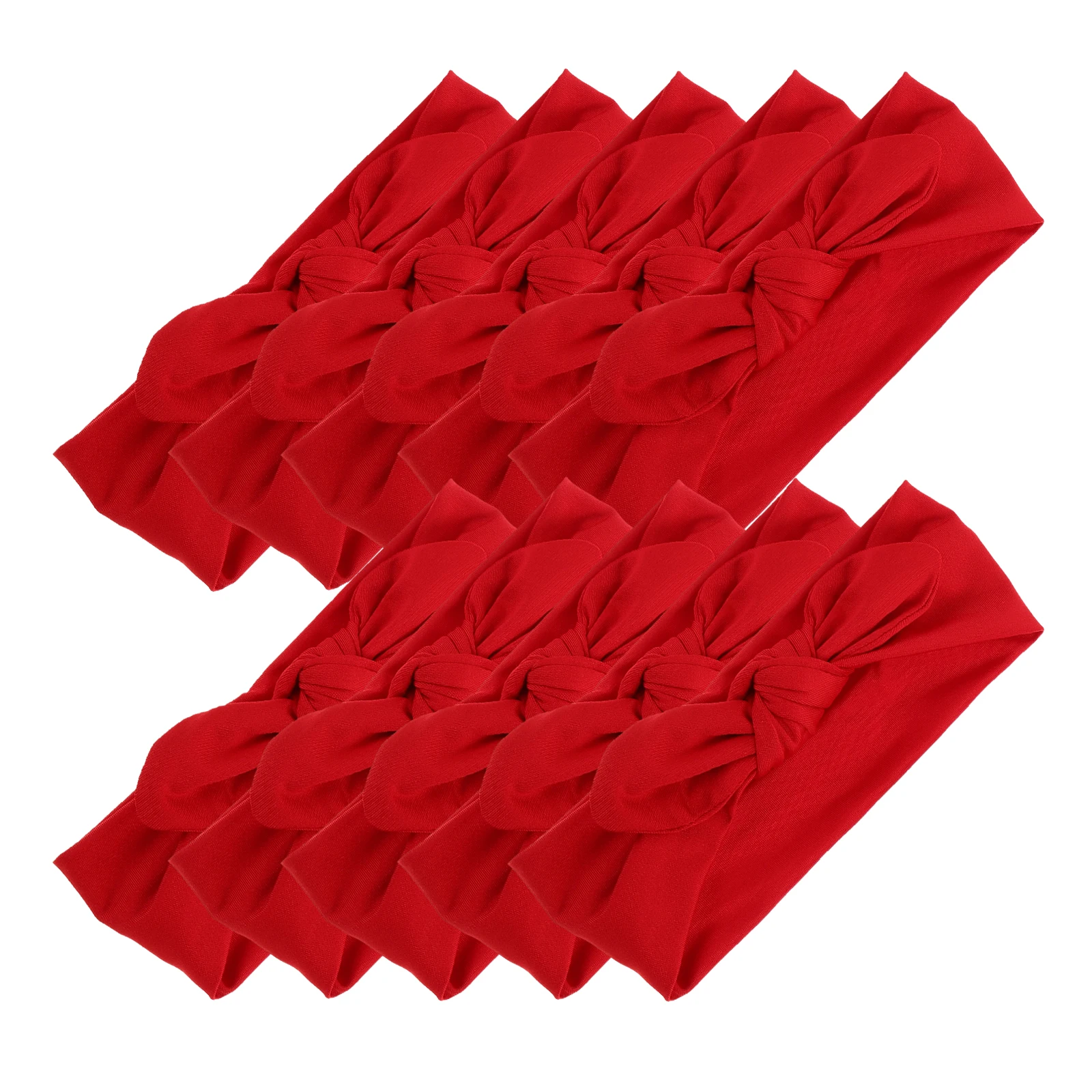 

10 Pcs 's Rabbit Ear Hairband Decorative Headbands Cosplay Bunny Ears Accessories Fabric Birthday