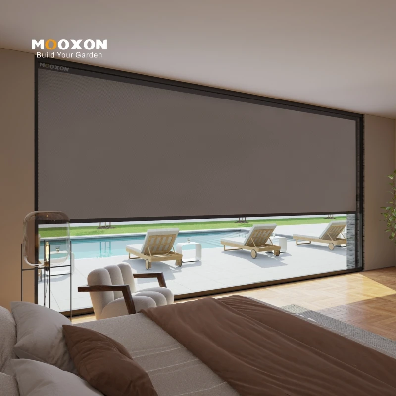 

Горячая распродажа: Водонепроницаемые вертикальные рулонные шторы для помещений, отелей, ресторанов, защита от солнца