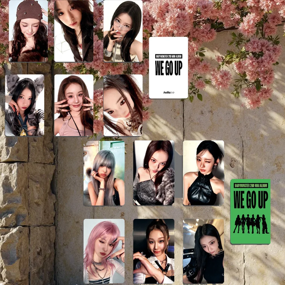 

KPOP BABYMONSTER WE GO UP Album Special Photocard High Quality Glossy Double Sides Printing LOMO Card Ahyeon RUKA ASA Fans Gifts