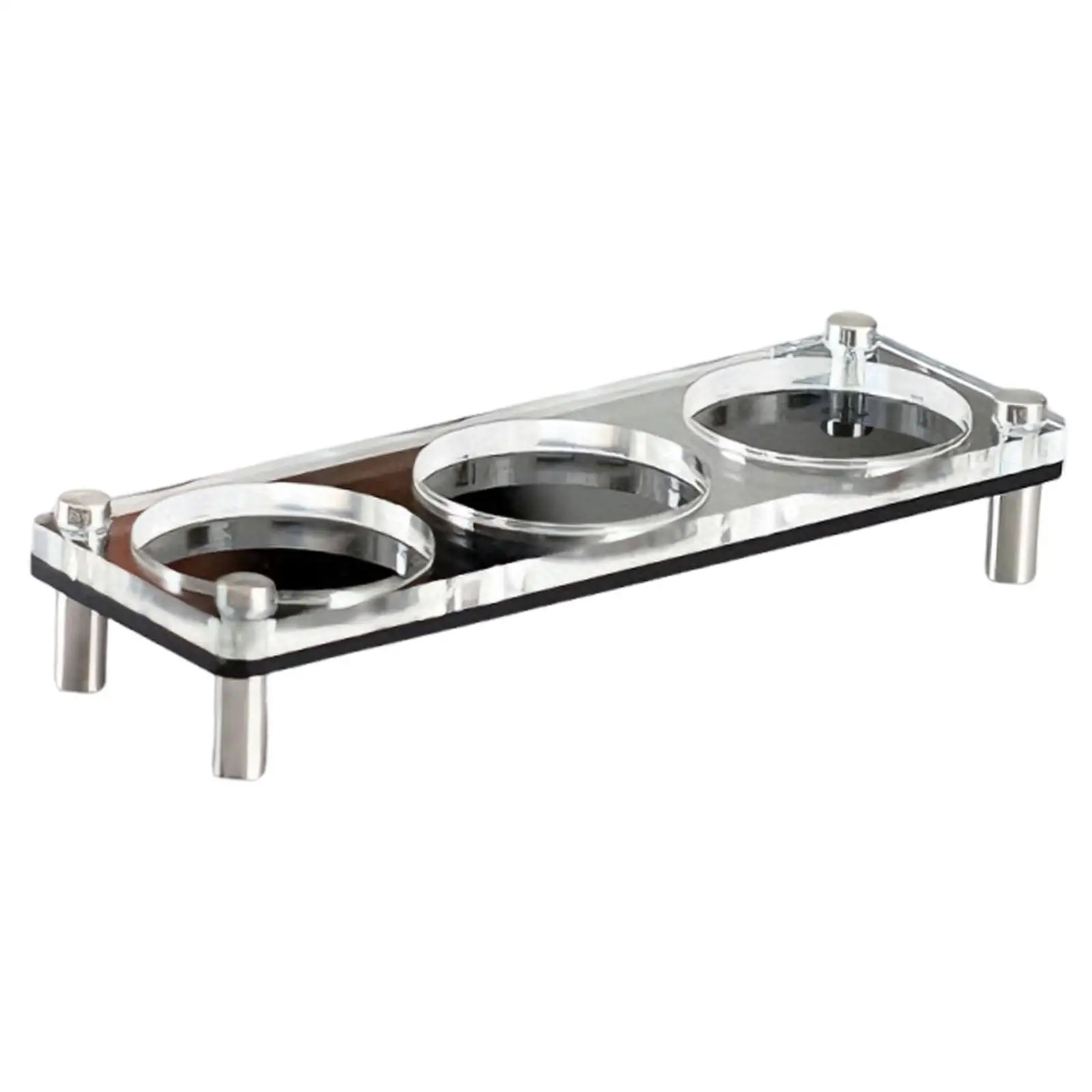 Espresso Tamper Holder Sturdy Acrylic Stainless Steel Organizer Compatible with Espresso Machine Parts and Tools
