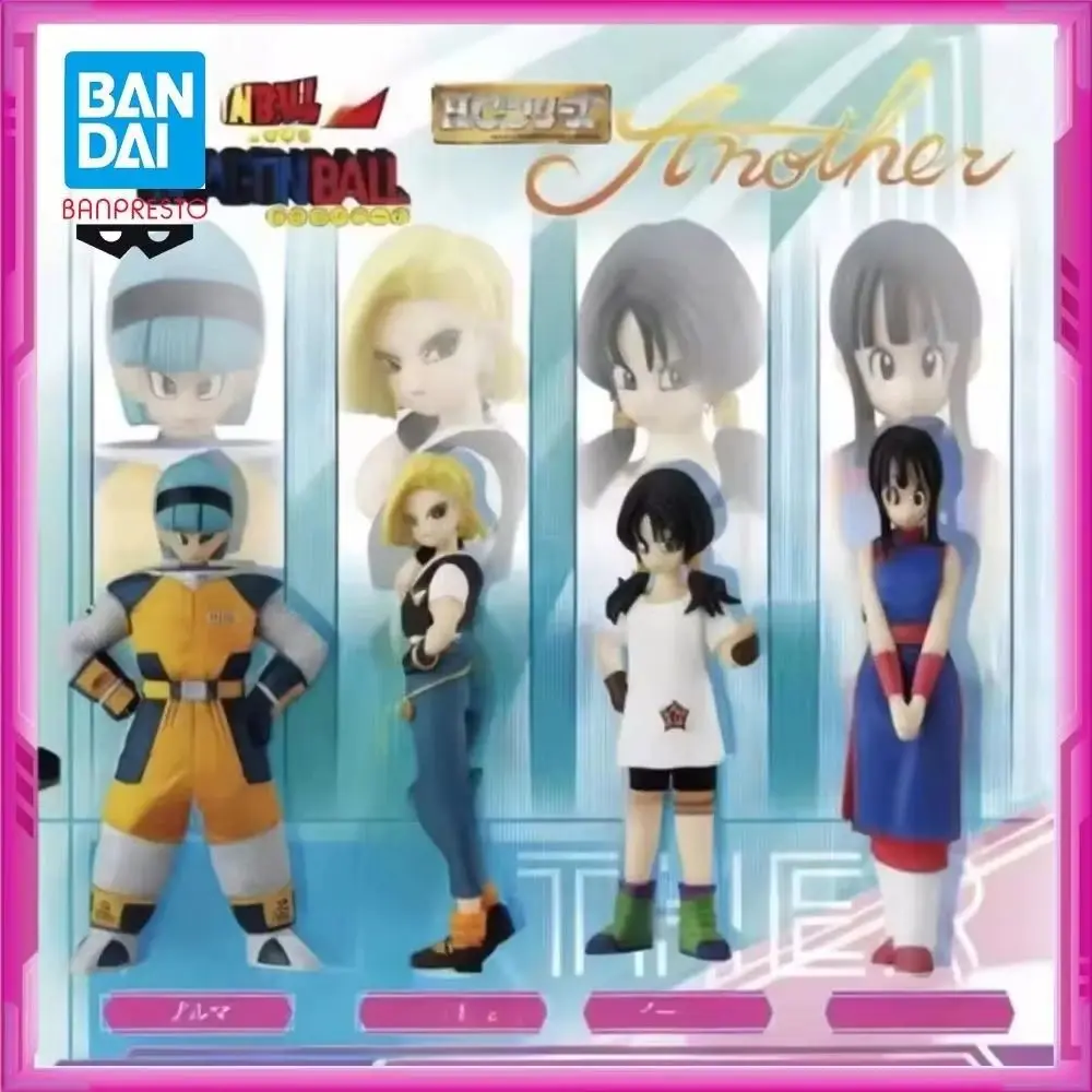 

Original BANDAI Banpresto HG ANOTHER Dragon Ball Bulma Chichi Videl PVC Anime Figures Action Figure Model Toys
