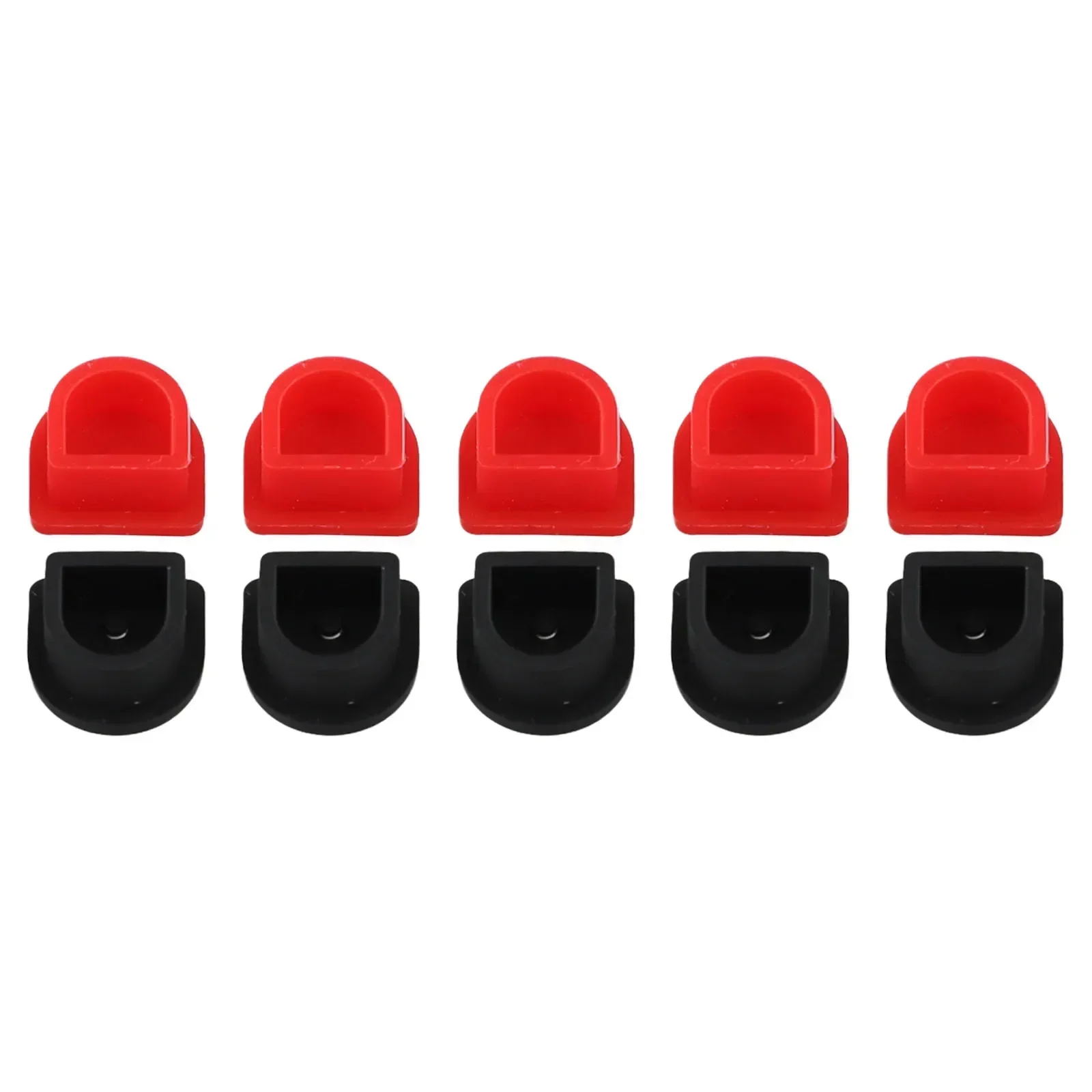 10 PCS Waterproof Solid Line Plug Cable Red Black Fixed Plug 50A-350A  Material Cable Protection Fixed Plug Terminals