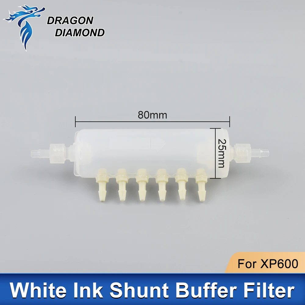 white Ink Shunt Buffer filter for Epson XP600 4720 I3200 printhead Ink Circulation Splitter Diverter for DTF DTG printer - Image 5