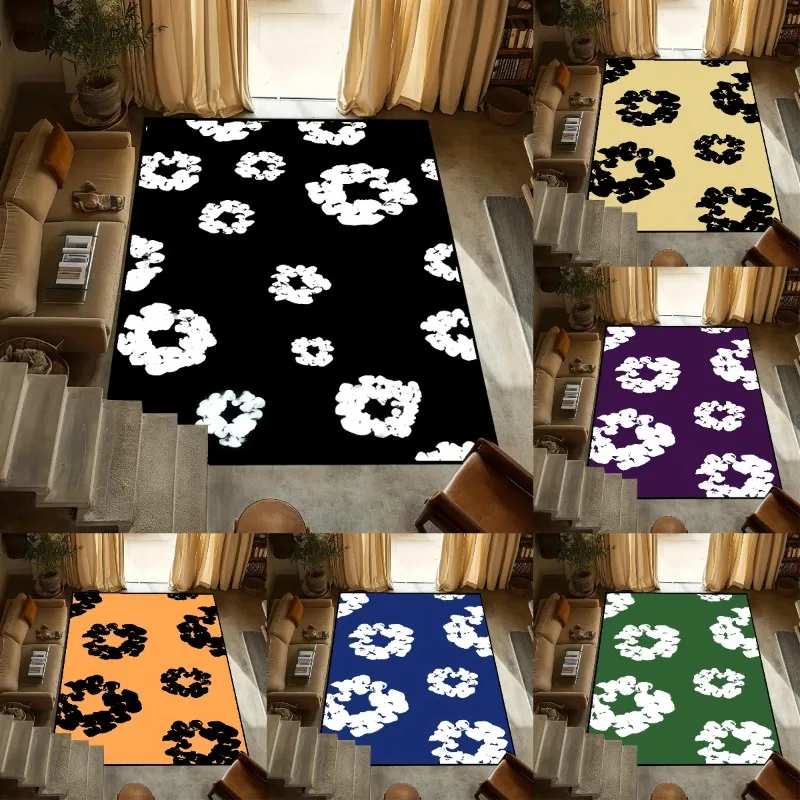 Alfombra inspirada en forma de lágrima para sala de estar, decoración para habitación de adolescentes, mesita de noche, sofá, alfombra suave para mesa de centro, alfombra para salón