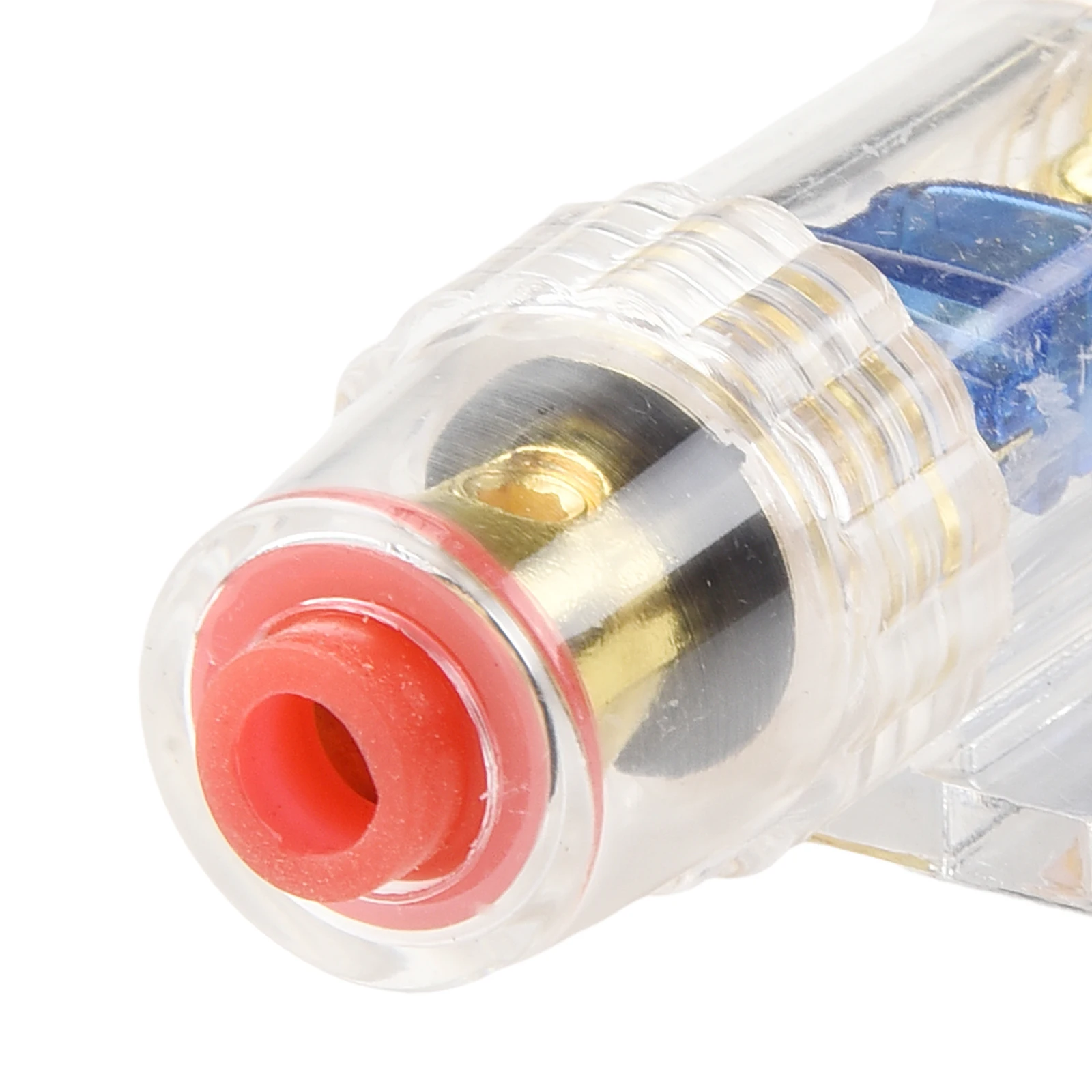 60A Resettable Fuse Holder Block for Car Audio & Subwoofer - 12V/24V DC Circuit Breaker with Gold Plated Terminals & Test Button