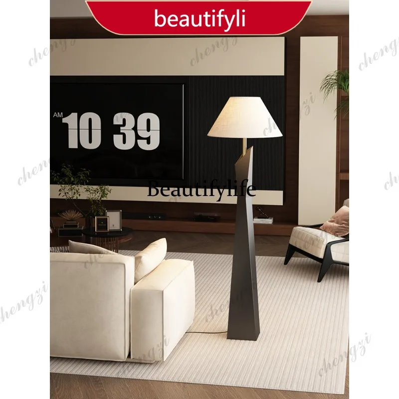 F150 Italian minimalist floor, high-end atmosphere decoration by the sofa in the living room, medium and ancient style