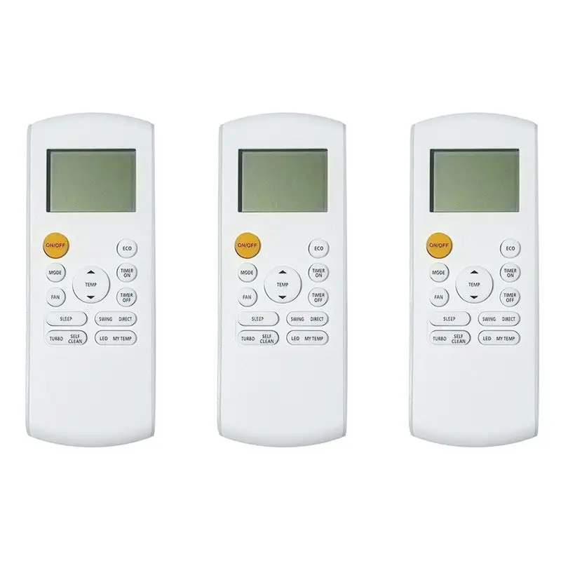 ELECT-3X Replace Remote Control For Midea Air Conditioner RG57A7/BGEF RG57A6/BGEFU1 CR166-RG57A6EU-6 RG57B2/BGE RG57/BGE