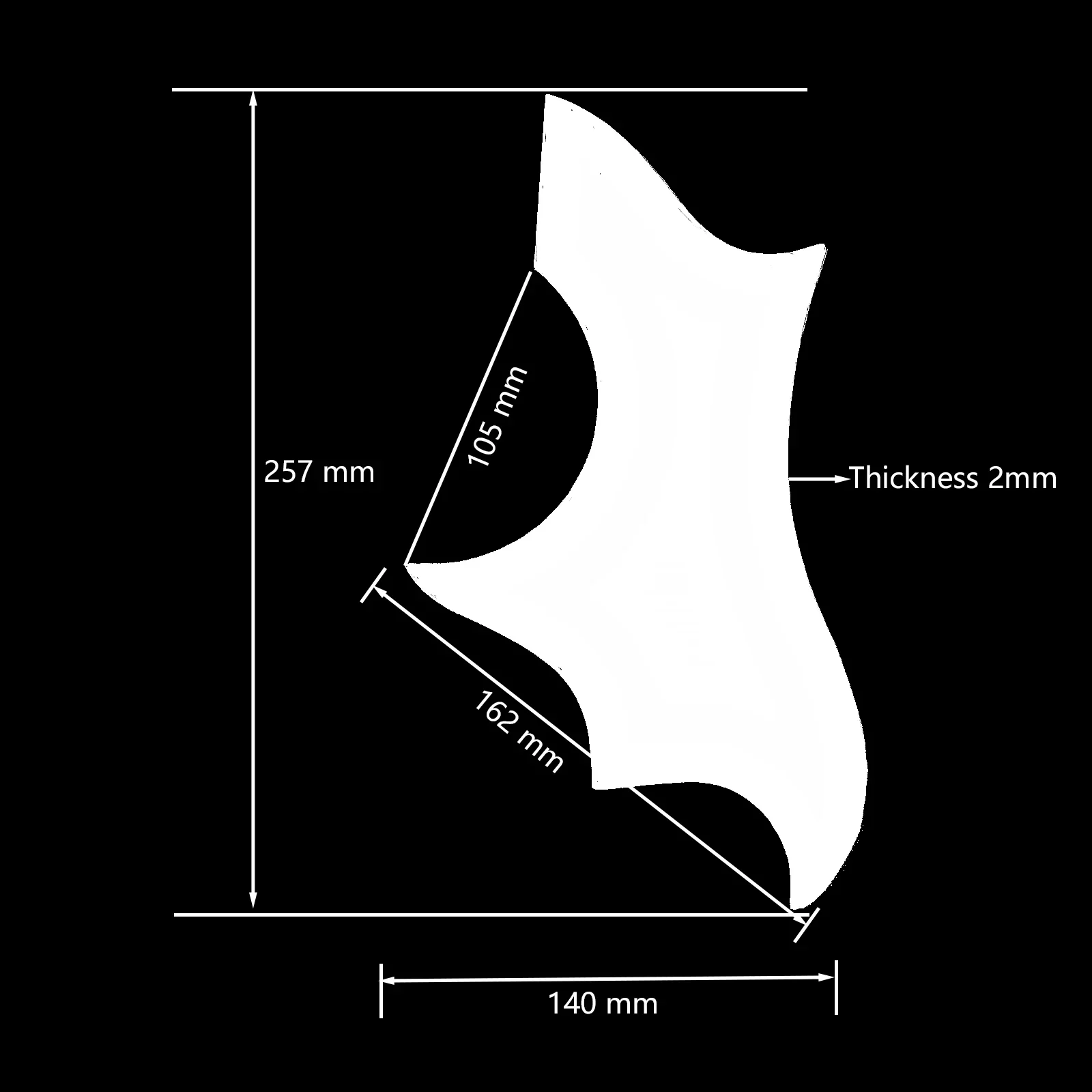 humming Abalone Plectrum Guard, Acoustic Guita Pickguard, Self-adhesive, Thickened, 2mm, Guitar Part Replacement