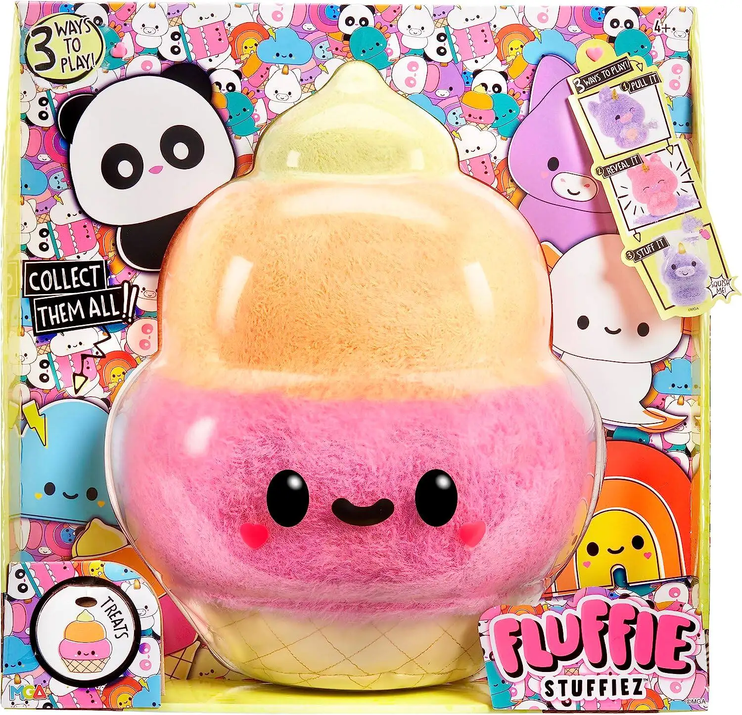 Fluffie Stuffiez Minis Plush Toy Squishy Mystery Box Tear Reveal Surprise Stress Relief Fidget Toy for Kids Birthday Gifts