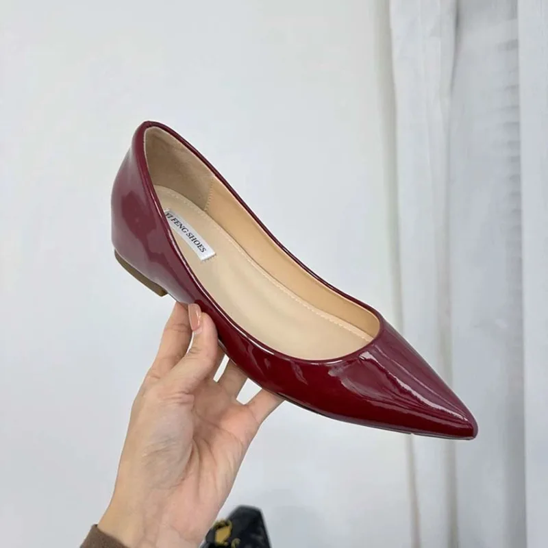 Sexy Pointed Toe Inner Heightened Shallow Mouth Women's Shoes Versatile Temperament Women's Commuting Fashion Single Shoes image 3