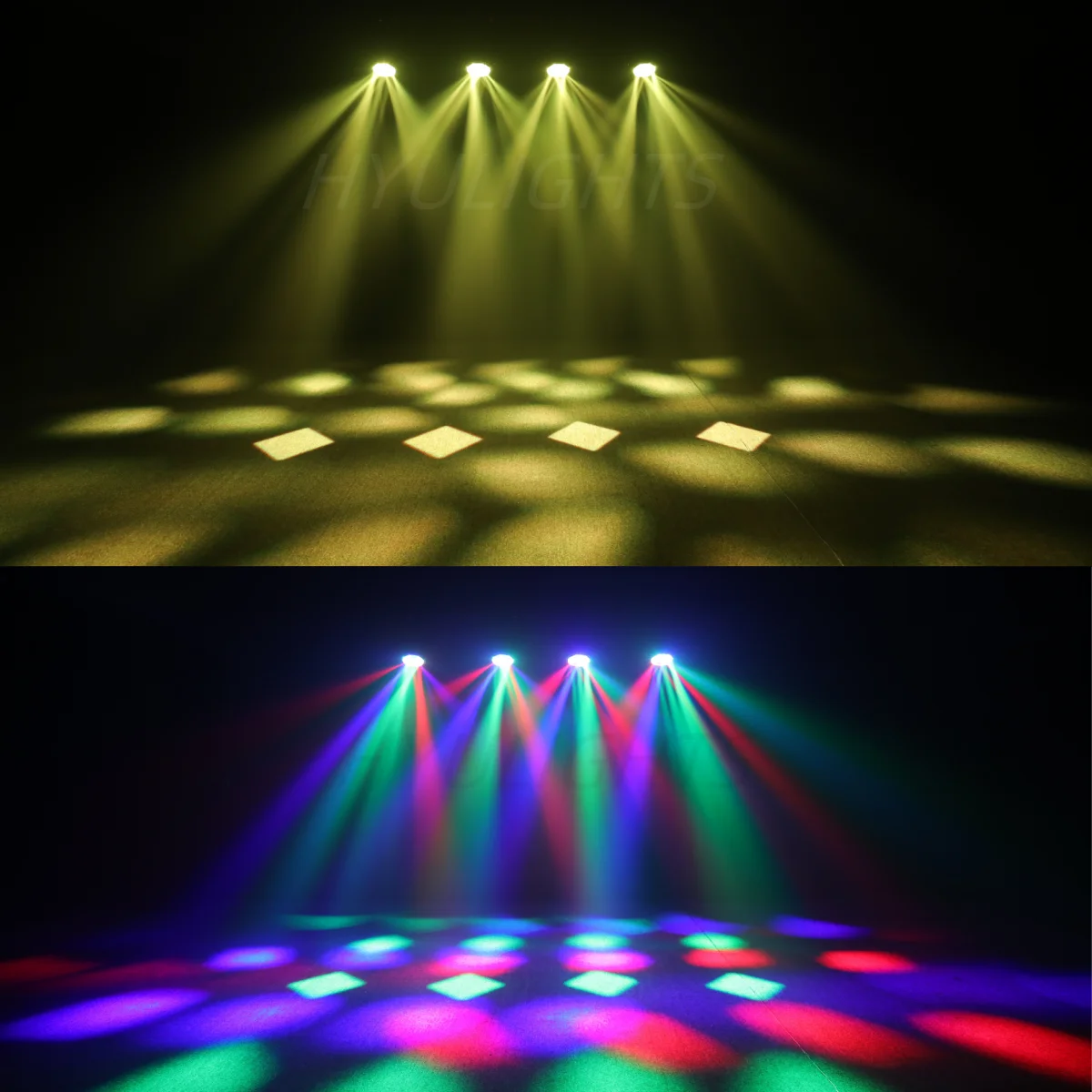 Imagem -06 - Bee Eye Beam Wash Led Moving Head dj Stage Iluminação Efeito Halo Rgbw 4in 7x40w 300w