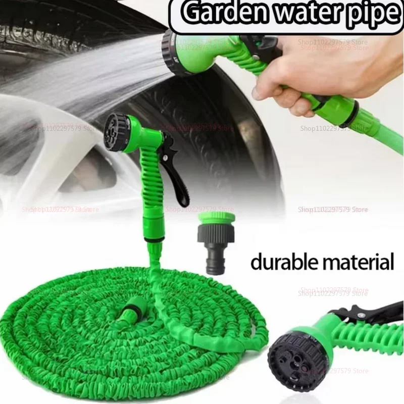 Retractable Magic Hose High Pressure Car Wash Water Gun Garden Watering Hose Home Outdoor Cleaning Tool for Cars Gardens view 5