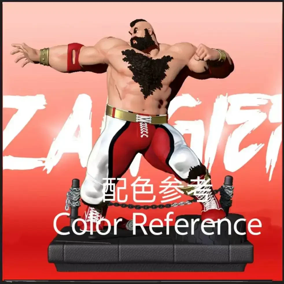 1/64 1/43 Beeldjes Schaalmodel Hars Street Fighter Zangief Ongekleurde Miniaturen Diorama handgeschilderde C112