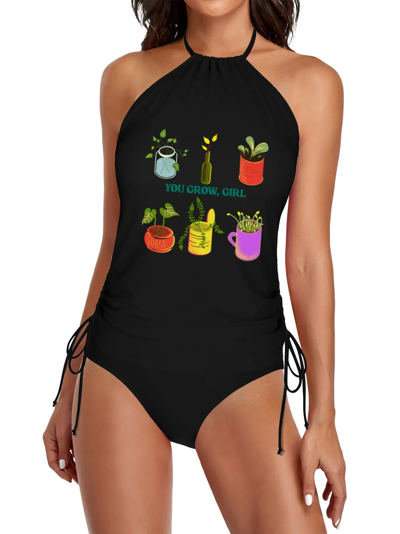

You Grow, Girl Split Swimsuit Set Women beach Woman beach outfit women's beach bikini summer outfit
