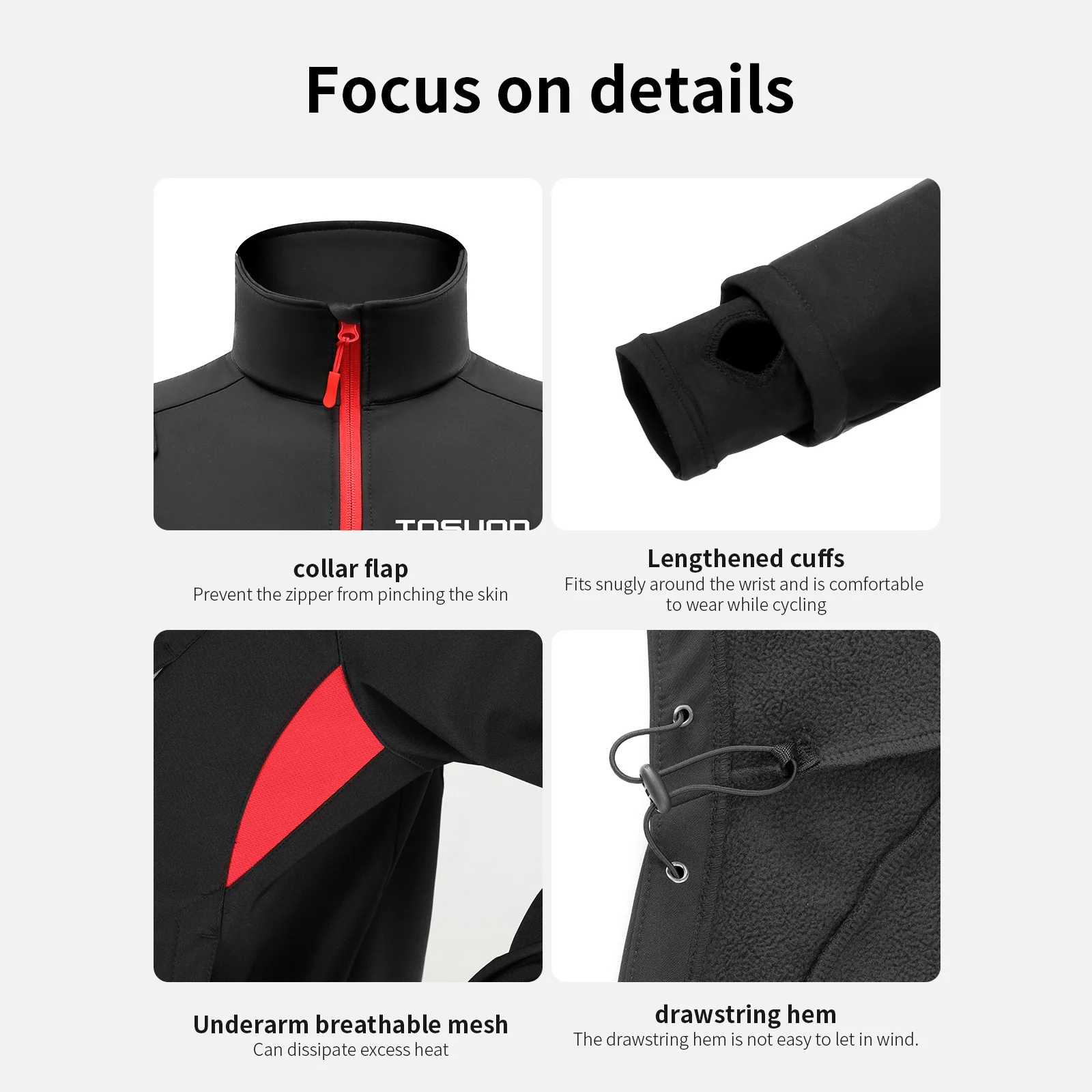 TOSUOD Cycling Jerseys Set MTB Bike Clothes Maillot Ropa Ciclismo Invierno Bicycle Thermal Fleece Cycling Clothing