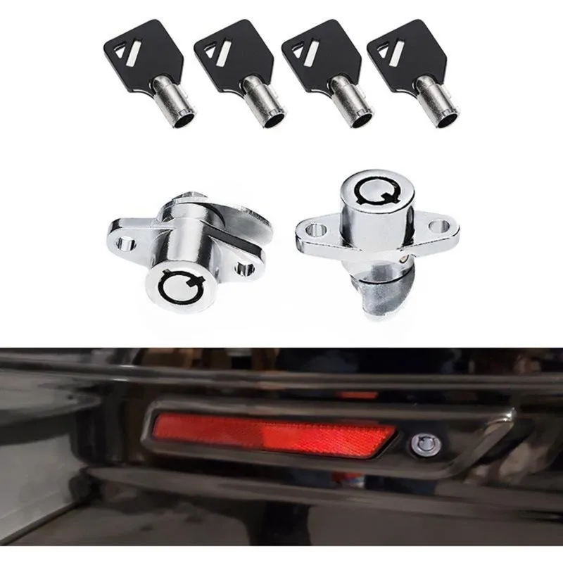 Leading-Motorcycle Hard Saddlebag Locks Set For For Touring Road Glide Road King Electra FLHR FLHT Models(1993-2013)