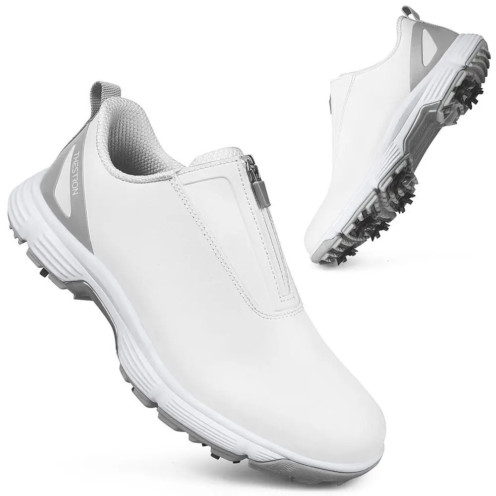 Hot 2025 Golf Shoes Men's Shoes Field Training Shoes Turning Lightweight Waterproof Comfortable Leather Fitness Shoes