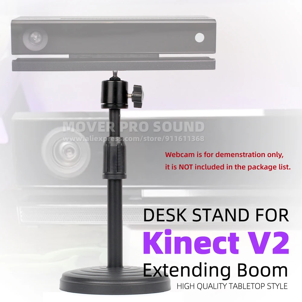 

Replacement For Microsoft Kinect V2 2.0 XBOX ONE Webcam Stand Table Desktop Tabletop Boom Holder Pro Camera Pole Mount Bracket