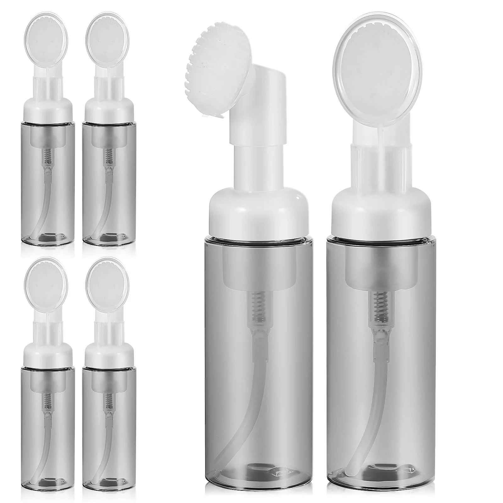 

6 pcs Empty Foam Pump Bottles 100Ml Travel Size Refillable Liquid Soap Dispenser For Shampoo Body Wash Foam Bottle Dispenser
