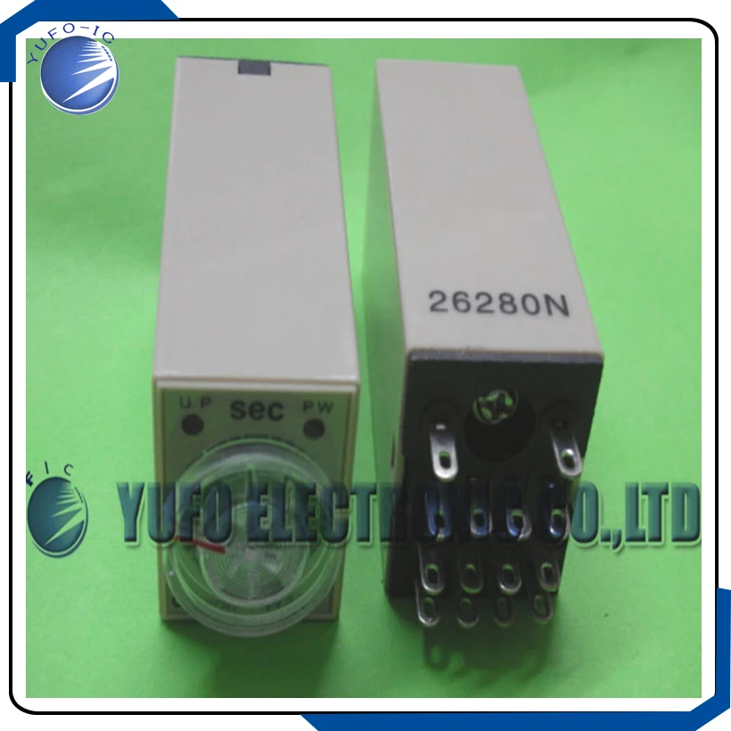 Free Shipping One Lot 1PC H3Y-4 AC250V 5A 60sec 60s DC12V Seconds Timer Relay
