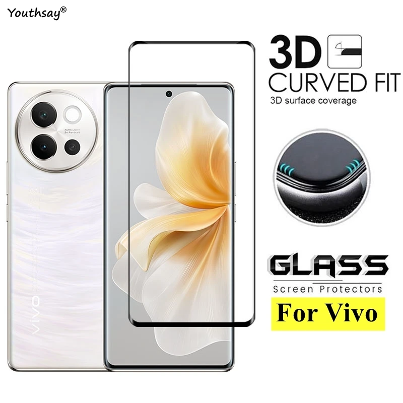 

Full Cover Glass For Vivo V40 Lite 5G Screen Protector Vivo V40 Lite Tempered Glass 3D Protective Phone Film For Vivo V40 Lite